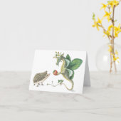 De Draak van de aardbei notecard Kaart (Gele Bloem)