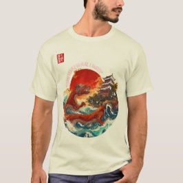 De draak van de Crimson Sun T-shirt