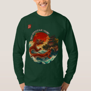 De draak van de Crimson Sun T-shirt