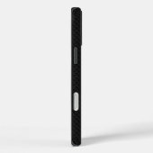 De Draak van de Stijl van het Chrome over de Zwart Case-Mate iPhone Case (Achterkant / Rechts)