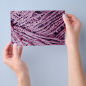 De draden van Yarn sluiten op de foto douane Flyer (Hand)