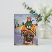 DE DRAF VAN NOVEMBER TURKIJE BRIEFKAART (Staand voorkant)