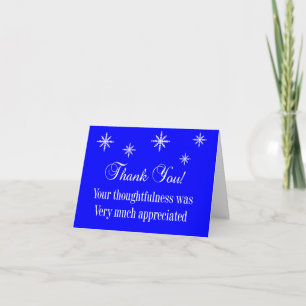 De Drager van de brief "dankt u" Notecards Bedankkaart