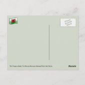 De Dragons terug, de Brecon Beacons, Wales Briefkaart (Achterkant)