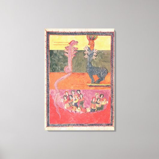 De Dragons van de Girona Beatus Canvas Afdruk (Voorkant)