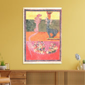 De Dragons van de Girona Beatus Canvas Afdruk (Insitu (Woonkamer))