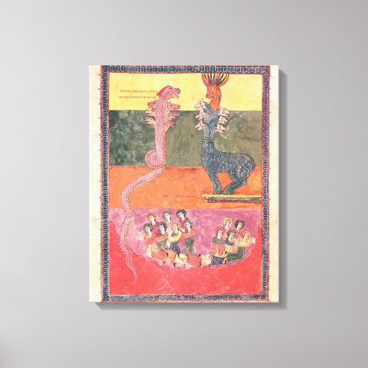 De Dragons van de Girona Beatus Canvas Afdruk (Voorkant)
