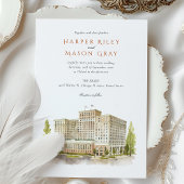 De Drake Chicago bruiloft Kaart