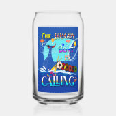 De Drakenboot roept Blikvorm Glas (Achterkant)