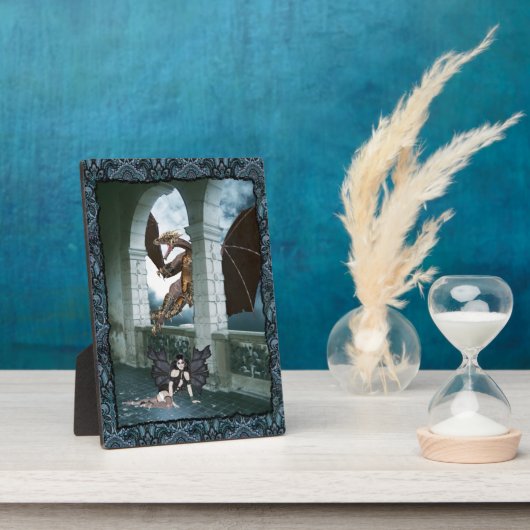 De drakenluier fotoplaat (Zijkant)