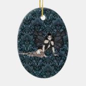 De drakenluier keramisch ornament (Achterkant)