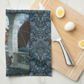 De drakenluier theedoek (Quarter Fold)