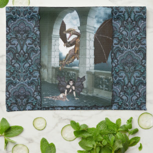 De drakenluis theedoek