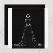 De dress save the date (Voorkant / Achterkant)