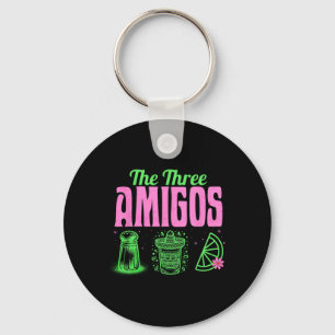 De drie amigo's Cinco de Mayo Drink tequila pa Sleutelhanger
