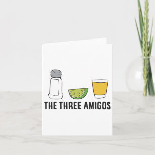 De drie Amigos Cinco de Mayo Tequila Salt en Li Kaart