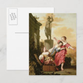 De drie aughters van Cecrops Briefkaart (Voorkant / Achterkant)