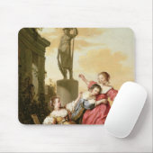 De drie aughters van Cecrops Muismat (Met muis)