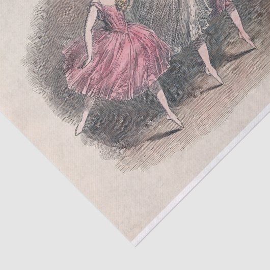 De drie Ballerinas Tissuepapier (Detail)