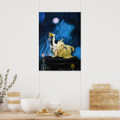 DE DRIE BEGINSELEN VAN DE BLAUWE MUNTAINE POSTER (Keuken)