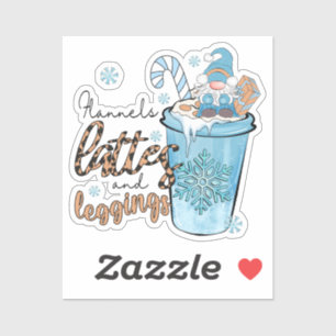 De drie belangrijkste dingen in de winter sticker