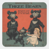 De drie beren sticker  (Voorkant)
