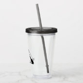 DE DRIE BROOMSTICKS™ Logo Acryl Drinkbeker (Links)