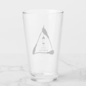 DE DRIE BROOMSTICKS™ Logo Glas (Achterkant)