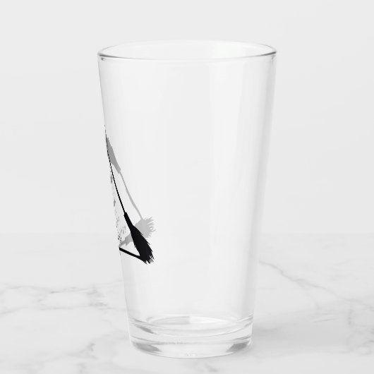 DE DRIE BROOMSTICKS™ Logo Glas (Links)