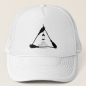 DE DRIE BROOMSTICKS™ Logo Trucker Pet (Voorkant)
