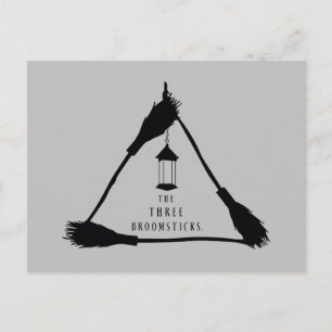 DE DRIE BROOMSTICKS™ Logo Uitnodiging Briefkaart