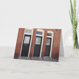 De drie deuren kaart