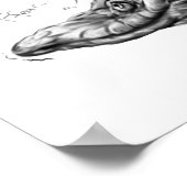 "De drie fasen van een Hognose Hissyfit" Poster (Hoek)