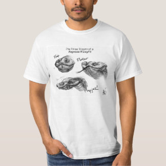 "De drie fasen van een Hognose Hissyfit" T-shirt