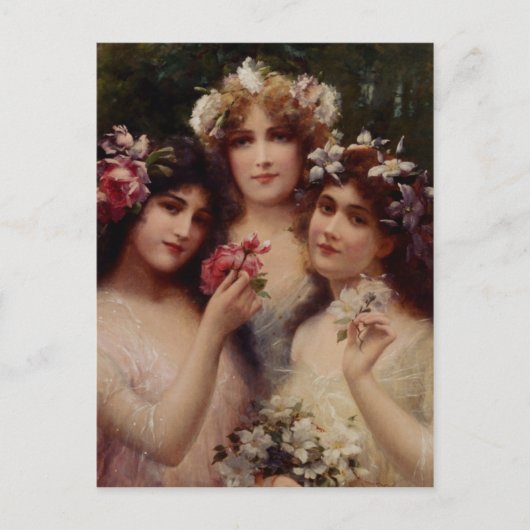 De drie Graces - Émile Vernon Briefkaart (Voorkant)