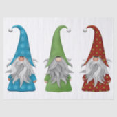 De drie kerstgnomen tissuepapier (Voorkant)