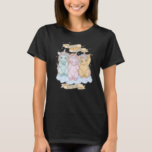 De drie kwaden zien geen kwaad spreken geen kwade t-shirt