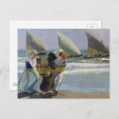 De drie kwartels - Joaquin Sorolla Briefkaart (Voorkant / Achterkant)