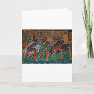 De drie Mannen van de Wijs Feestdagen Kaart