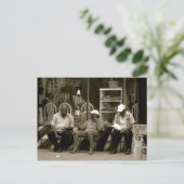 De drie Mannen van de Wijze van de Hoogte van het  Briefkaart (Staand voorkant)