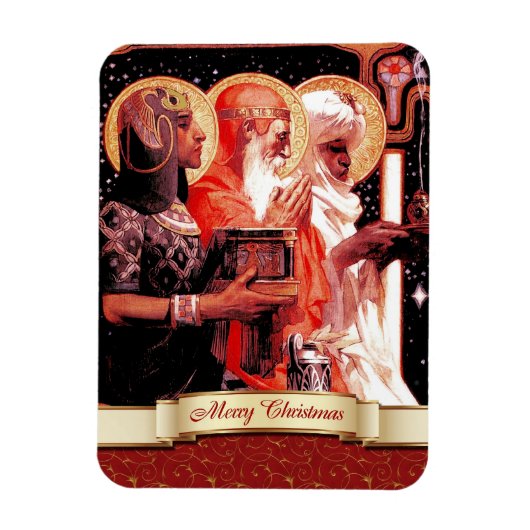 De drie Mannen van Wise.  kerstcadeautjes Magneet (Verticaal)
