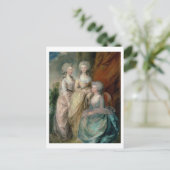 De drie oudste dochters van George III: prinses Briefkaart (Staand voorkant)