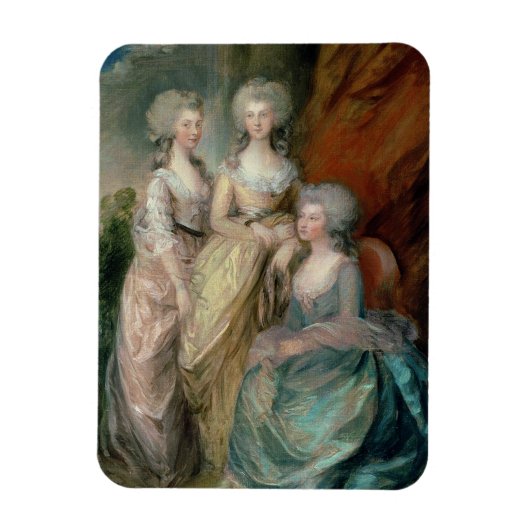 De drie oudste dochters van George III: prinses Magneet (Verticaal)