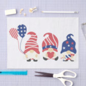 De drie patriottische gnomen tissuepapier (Craft)