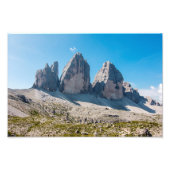 De drie pieken van Lavaredo Foto Afdruk (Voorkant)