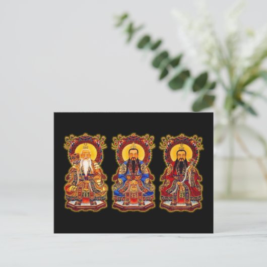 De drie puur briefkaart (Staand voorkant)