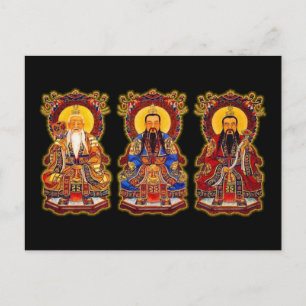 De drie puur briefkaart