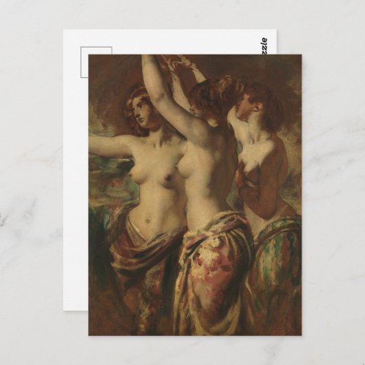 De drie races briefkaart (Voorkant / Achterkant)