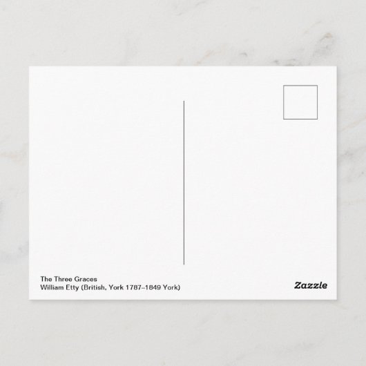 De drie races briefkaart (Achterkant)