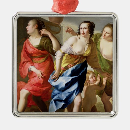 De drie races metalen ornament (Voorkant)